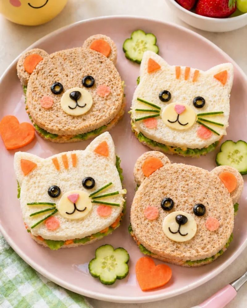 Fun Shaped Sandwiches
