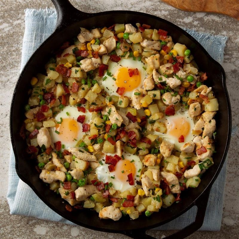 Rotisserie Chicken Hash