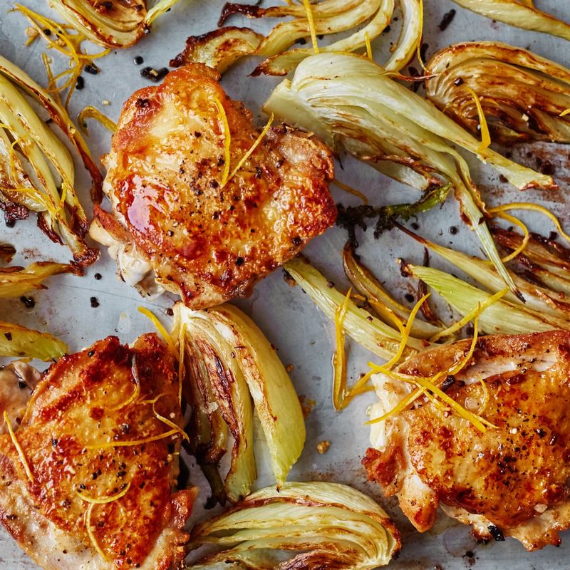 Fennel and Chicken Sheet Pan Dinner