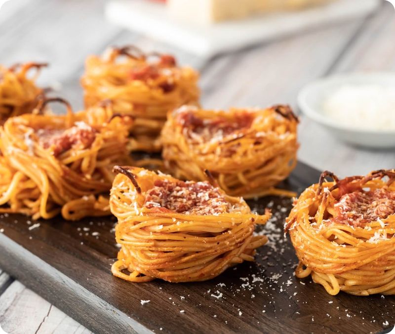 Crispy Spaghetti Nests