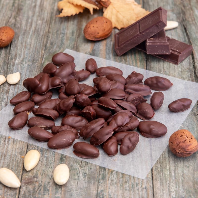Dark Chocolate Covered Almonds