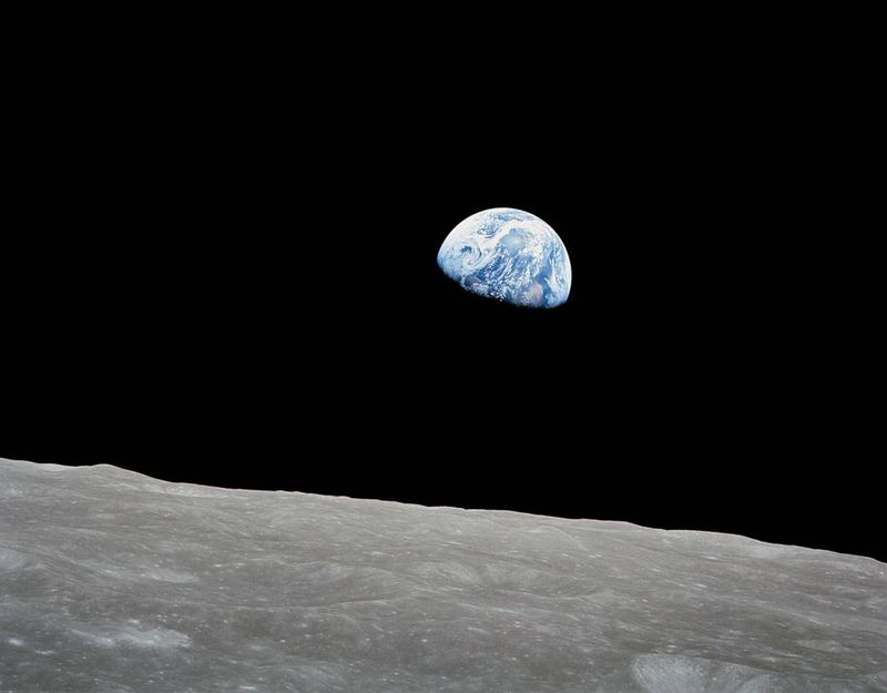 Earthrise: Our Home Beyond the Horizon