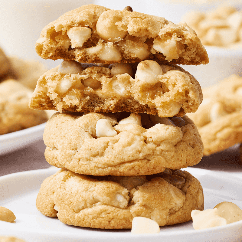 Macadamia White Chocolate Cookies