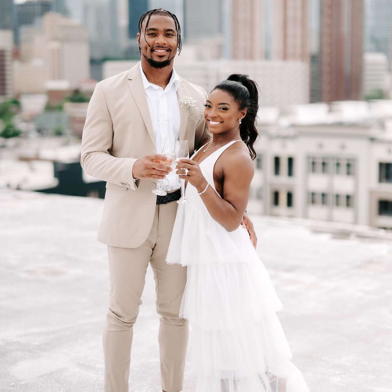Simone Biles and Jonathan Owens: Making the First Move