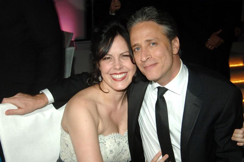 Jon Stewart and Tracey McShane: A Helpful Nudge From a Film Set