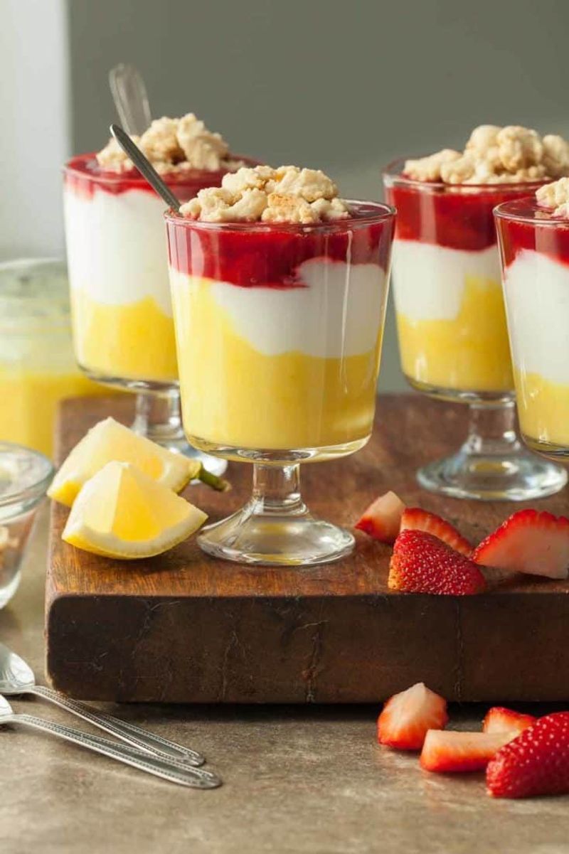Lemon Curd and Berry Layers