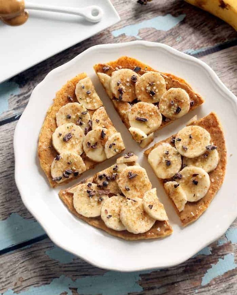 Peanut Butter and Banana Elvis Pizza