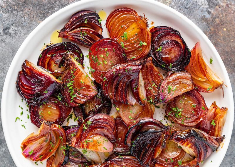 Caramelized Red Onions