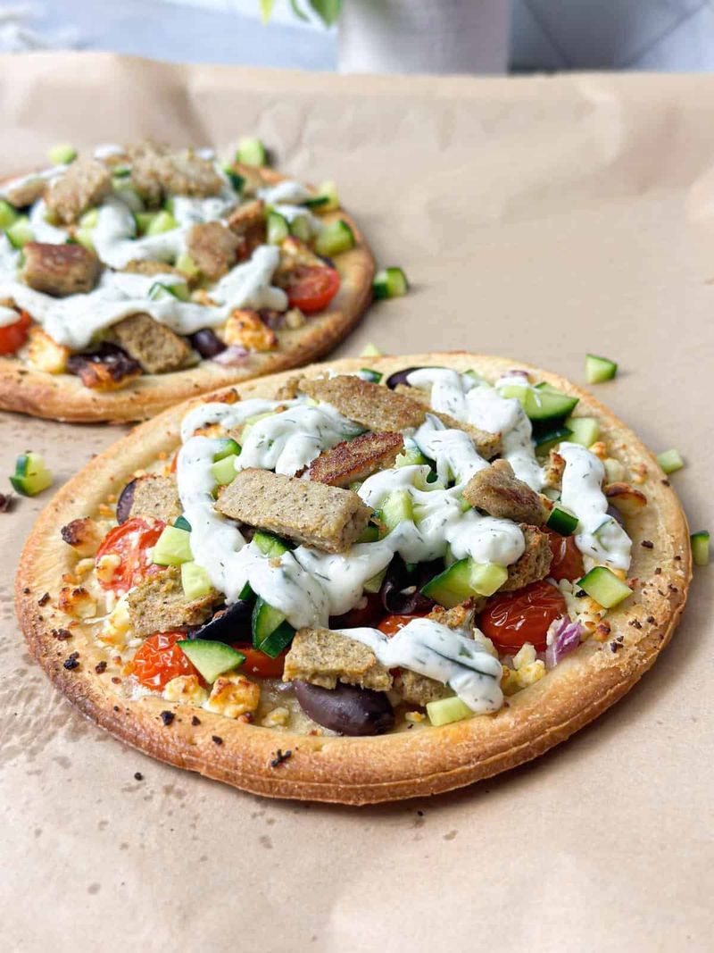 Greek Gyro Flatbread