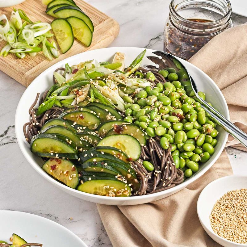 Edamame Soba Noodle Salad
