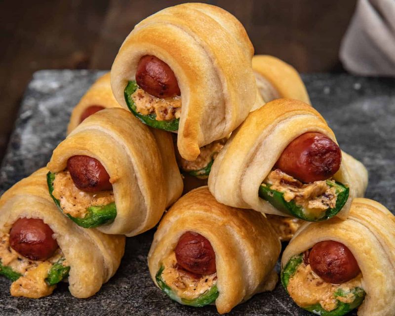 Jalapeño Popper Pigs in a Blanket