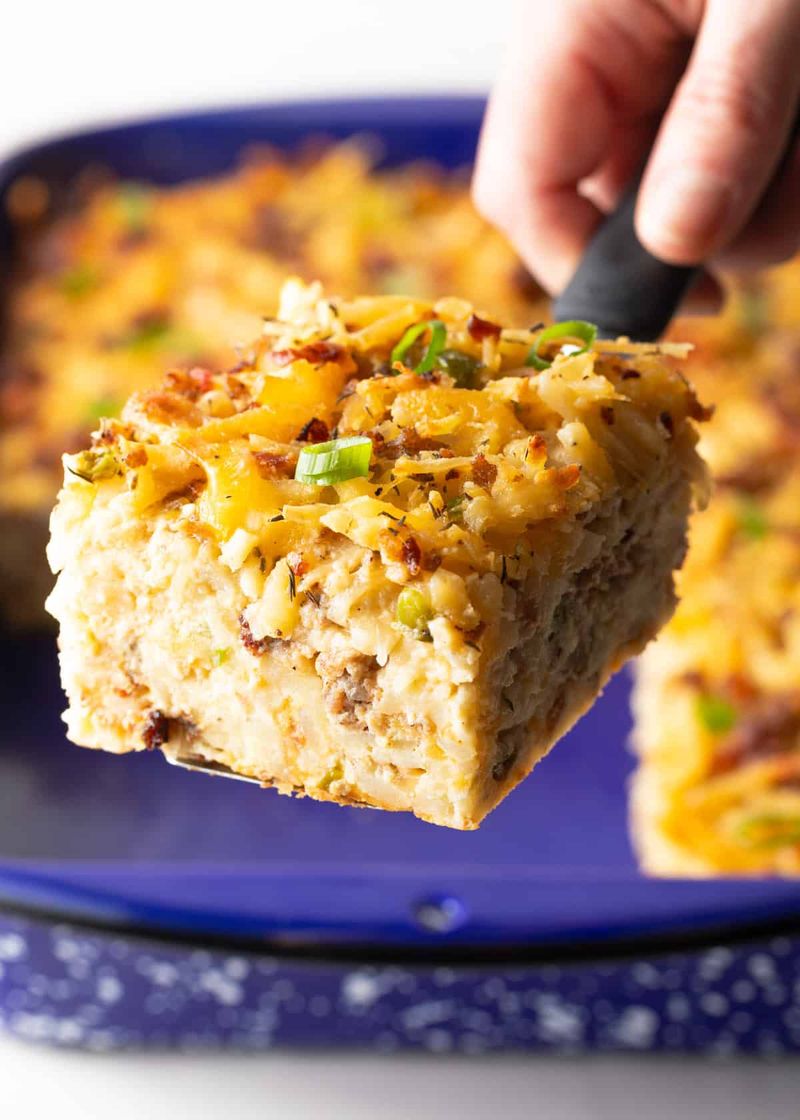 Hash Brown and Egg Overnight Casserole