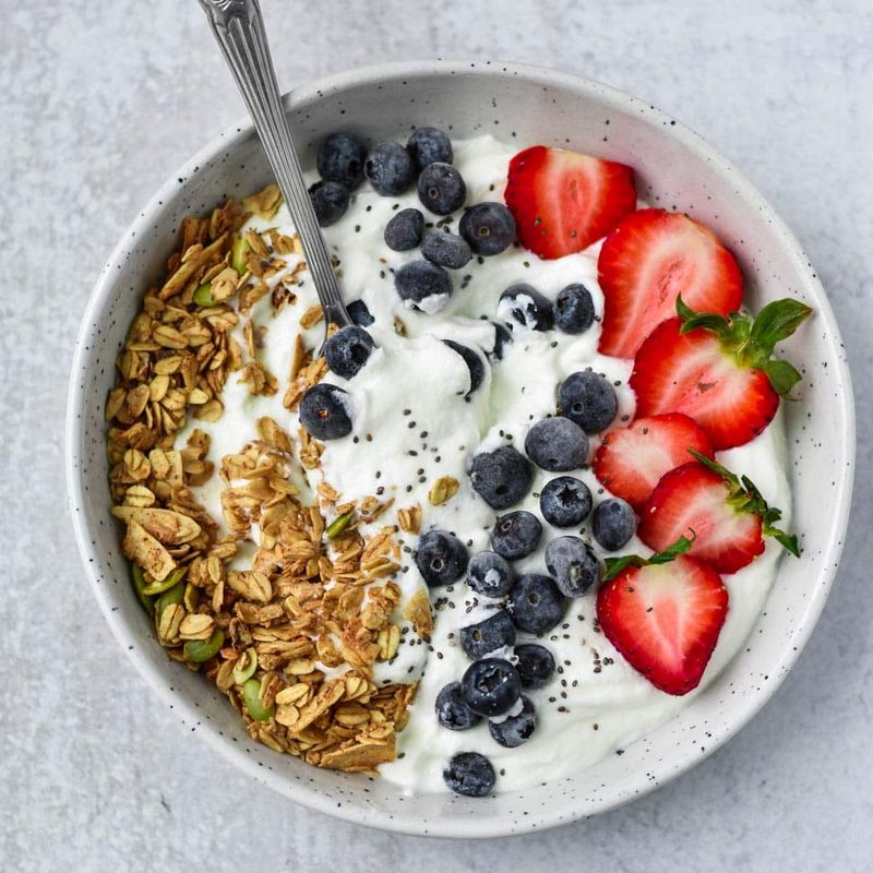 Cottage Cheese and Fruit