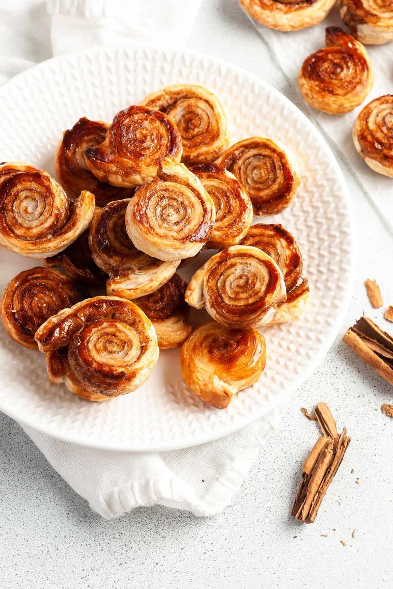 Shape Cinnamon Sugar Pinwheels