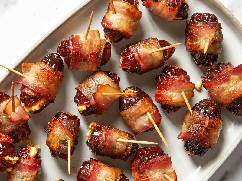 Bacon Wrapped Dates