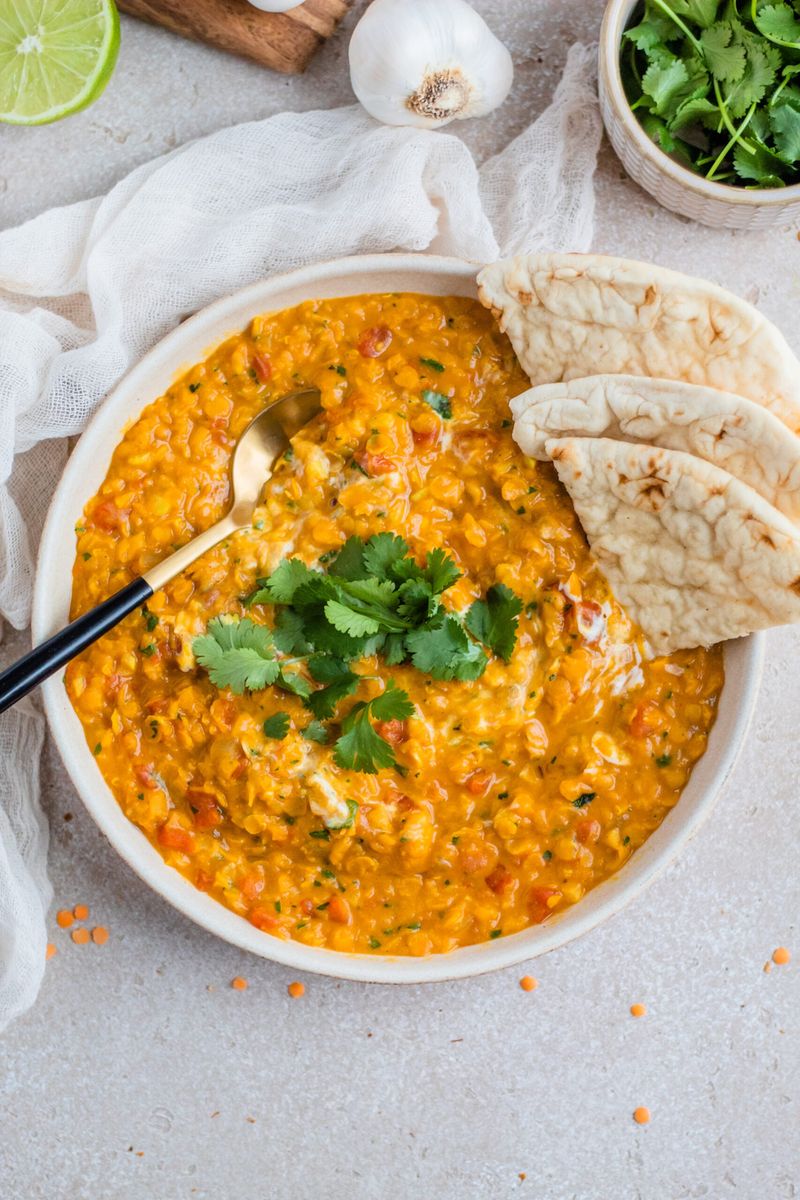 Creamy Curried Lentils