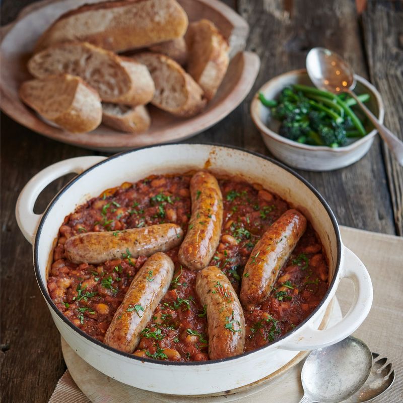 Sausage and Lentil Casserole