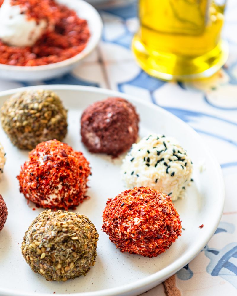 Homemade Labneh Balls