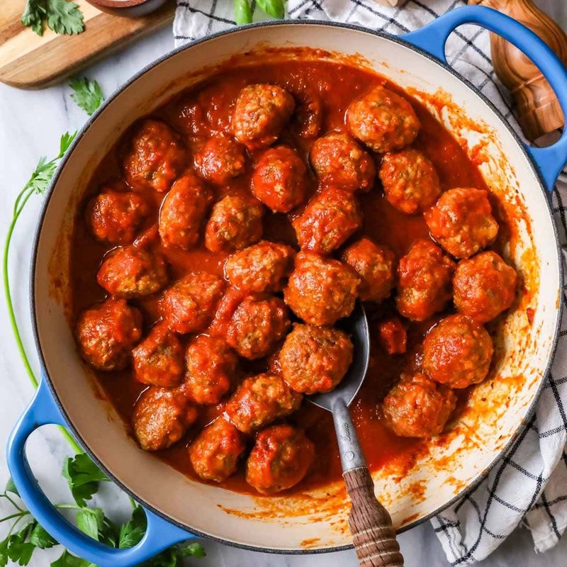 Tender Meatballs in Mild Sauce
