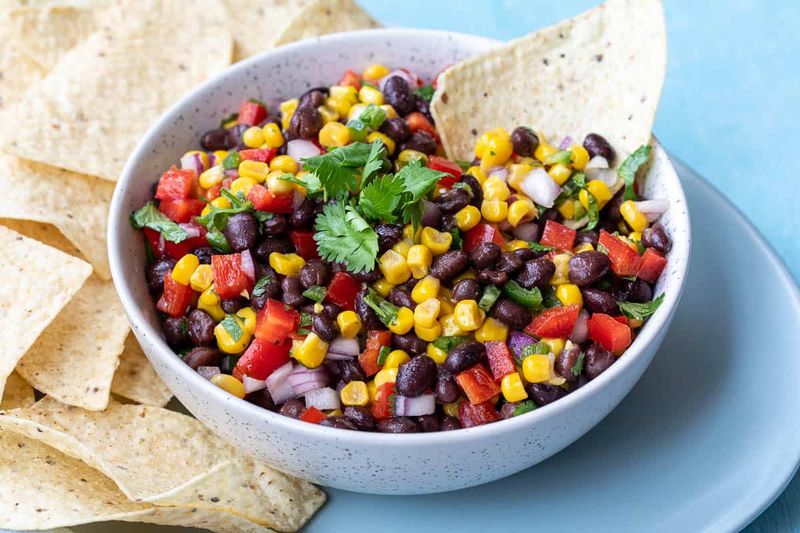 Black Bean Salsa Cups