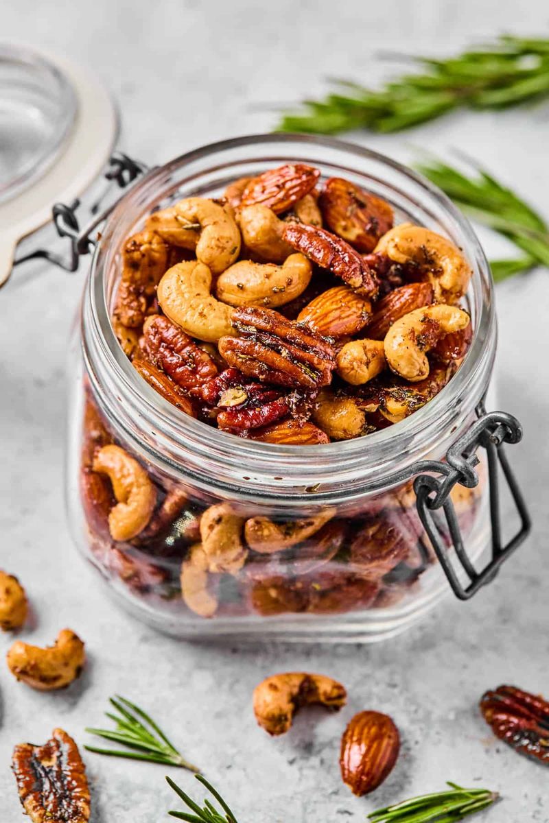 Spiced Roasted Mixed Nuts