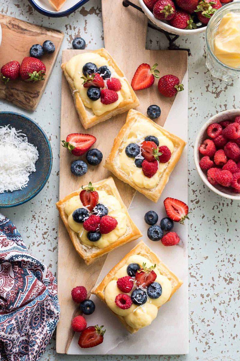 Puff Pastry Fruit Tarts