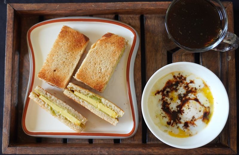 Kaya Toast and Soft Eggs