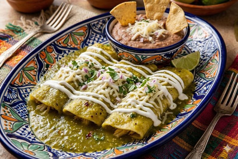 Enchiladas Verdes