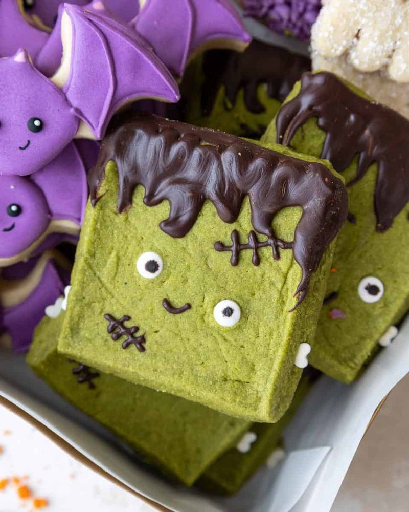 Frankenstein Face Squares