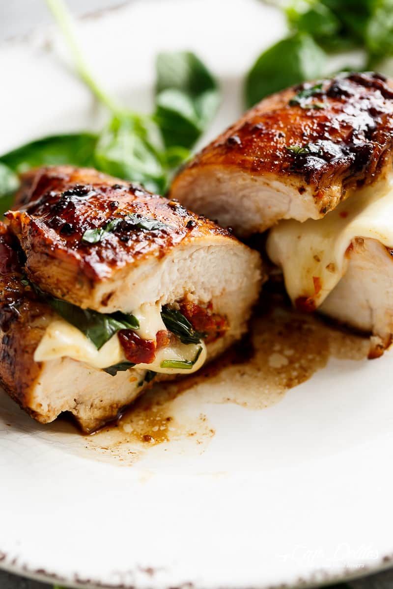 Caprese Stuffed Chicken
