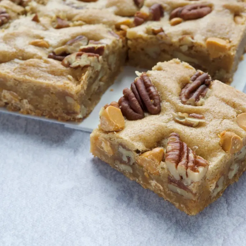 Butterscotch Pecan Blondies