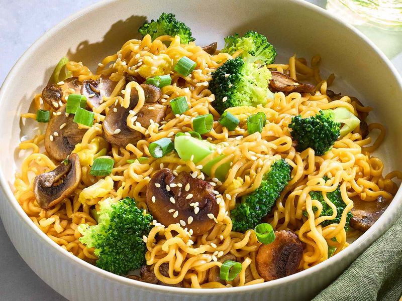 Sesame Ramen Noodle Stir-Fry
