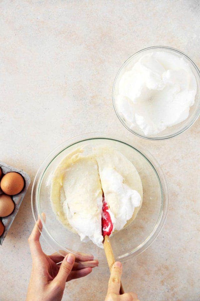 Folding in Whipped Egg Whites