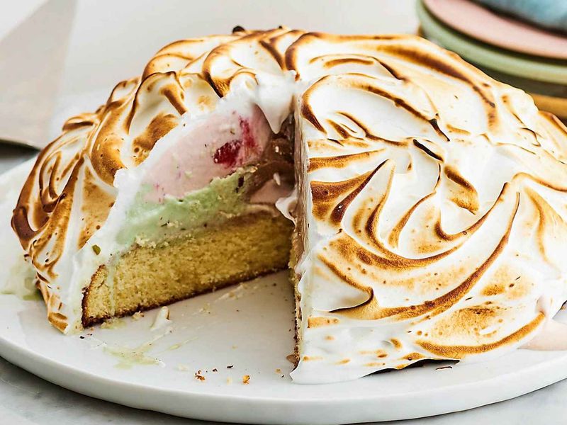 Baked Alaska Lights Up Dessert