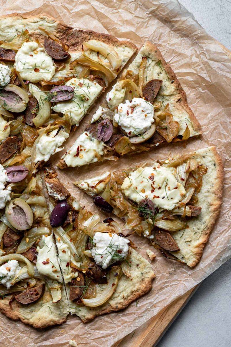 Fennel Pizza with Ricotta