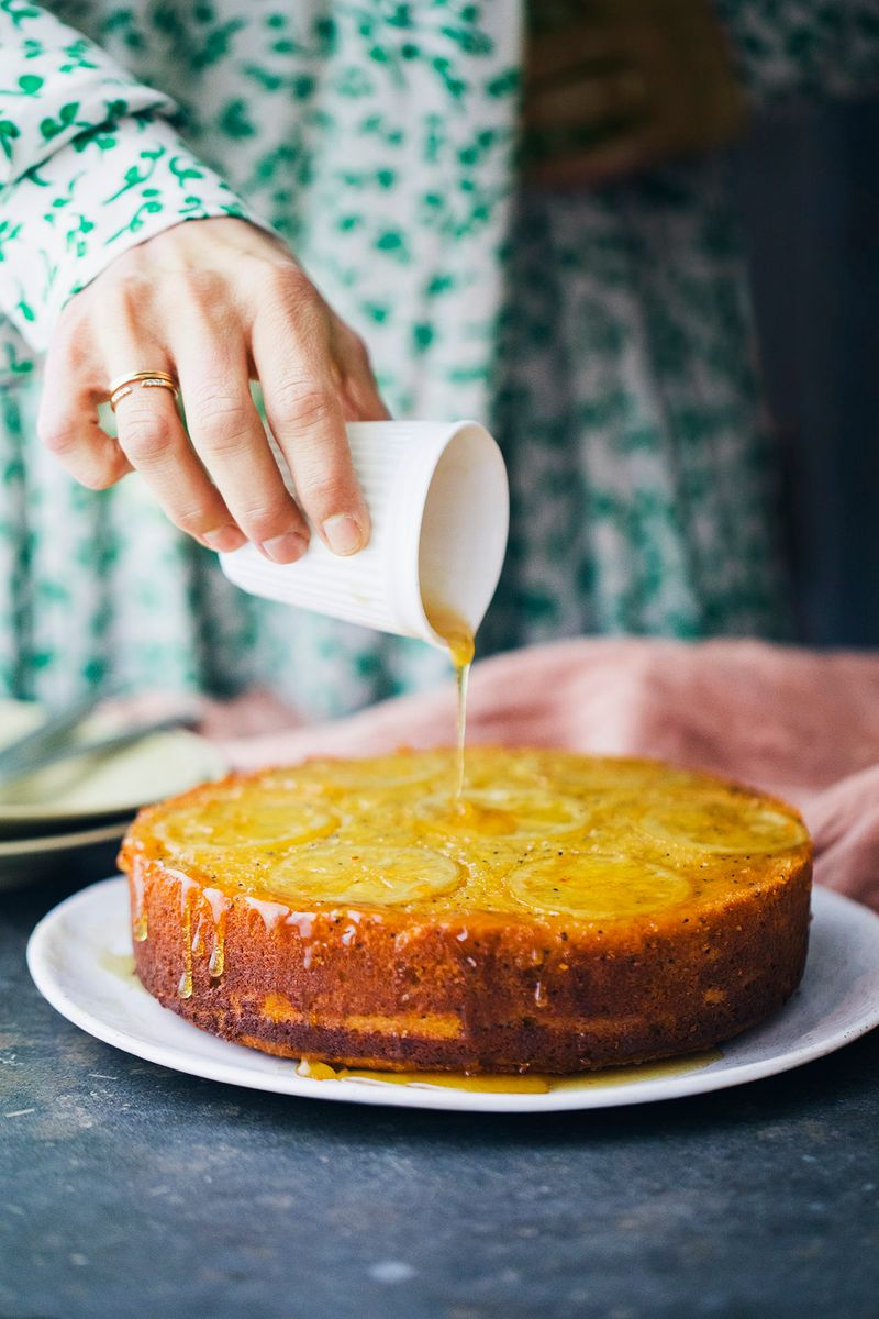Sweet Polenta Cake With Lemon