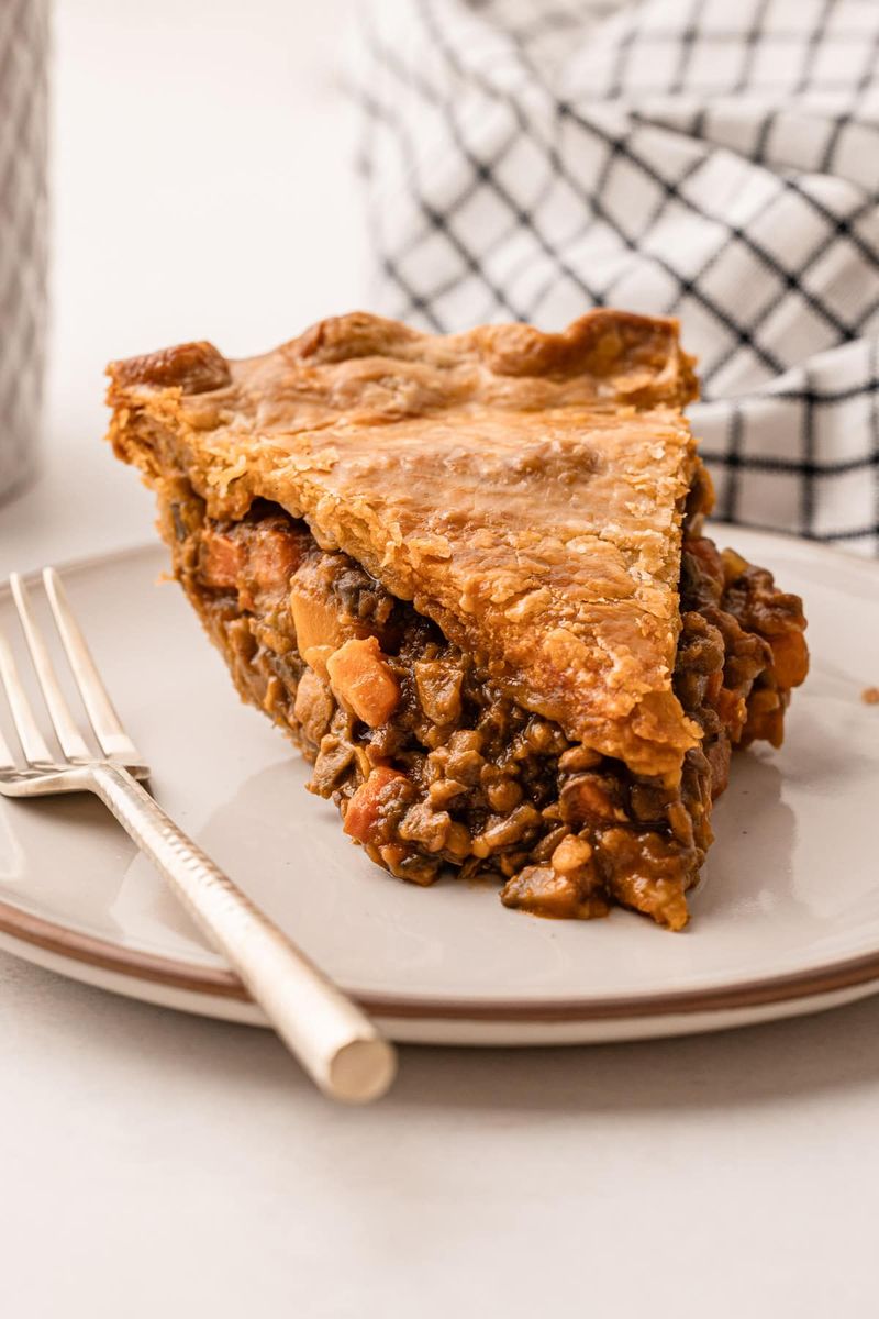 Lentil and Root Vegetable Pie