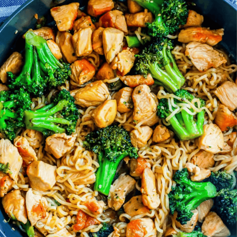 Sweet and Sticky Teriyaki Noodles
