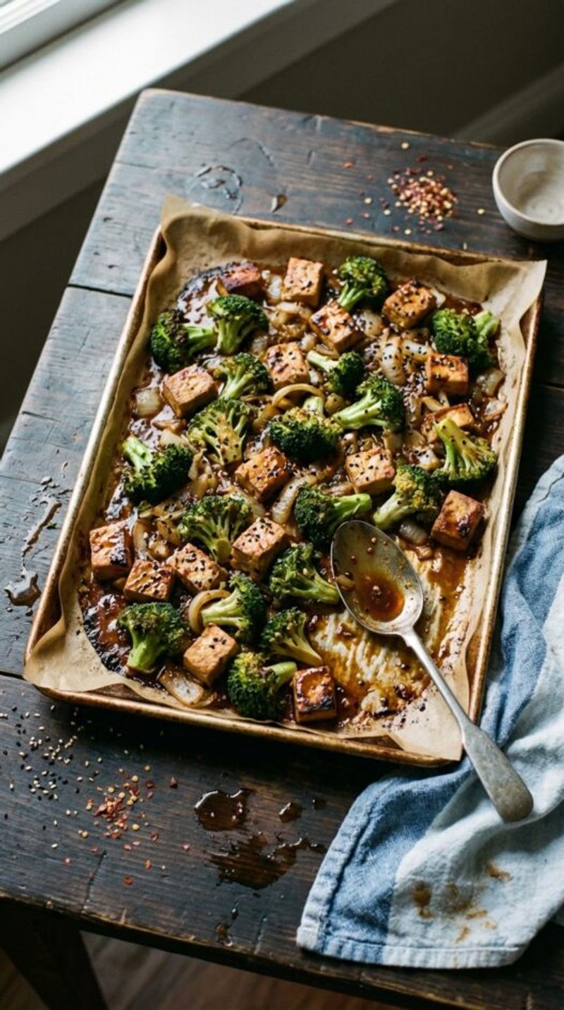 Teriyaki Tofu and Broccoli