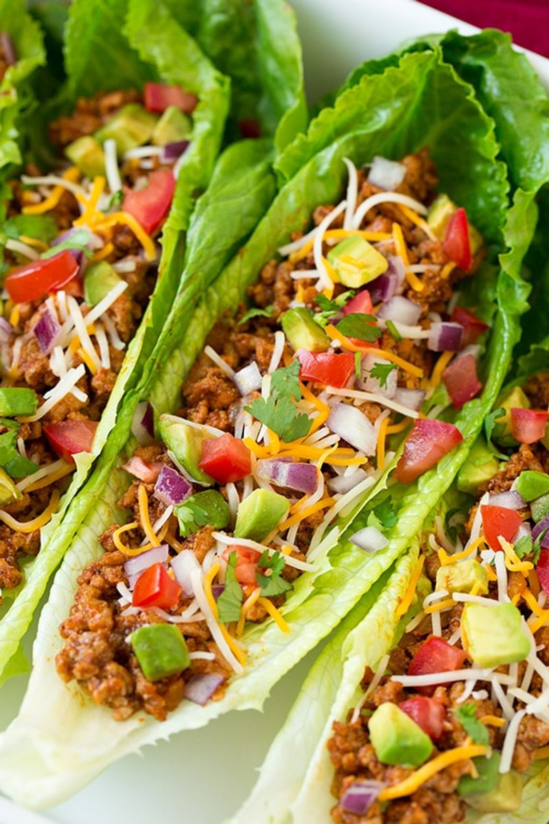 Turkey Taco Lettuce Cups