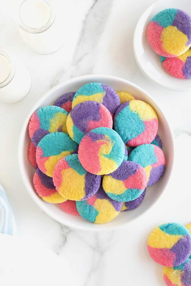 Tie-Dye Sugar Cookies