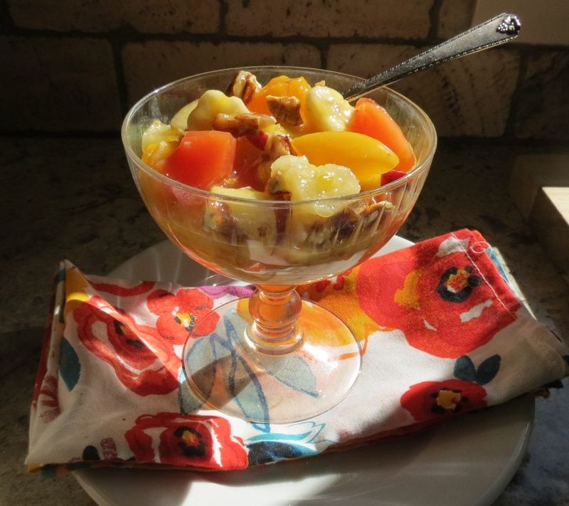 Fruit Salad in Stemware
