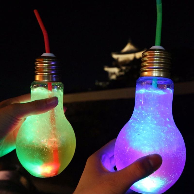 Drinks in Light Bulbs