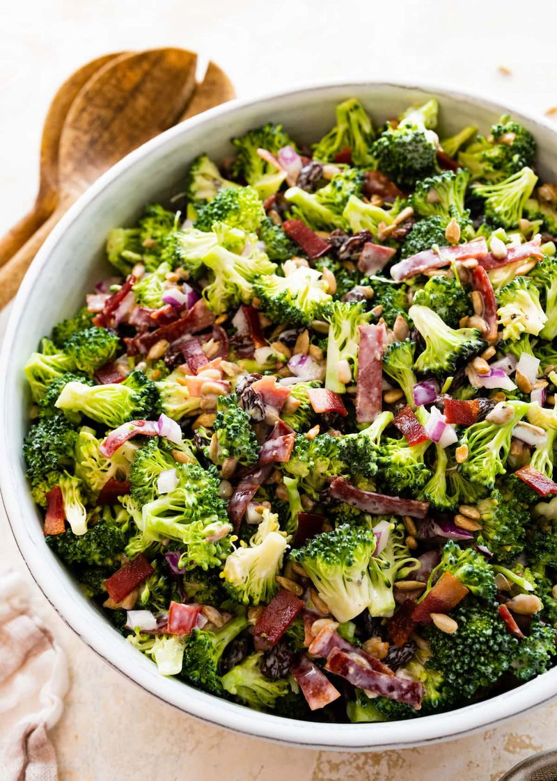 Broccoli Crunch With Bacon and Seeds