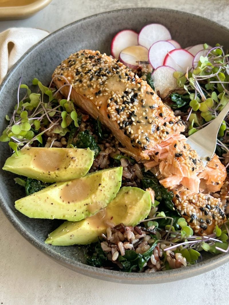 Salmon and Wild Rice Salad