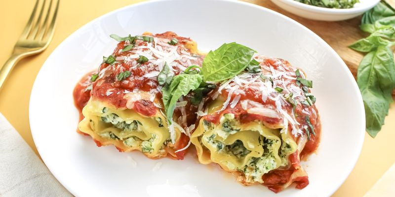 Vegetable Lasagna Roll-Ups