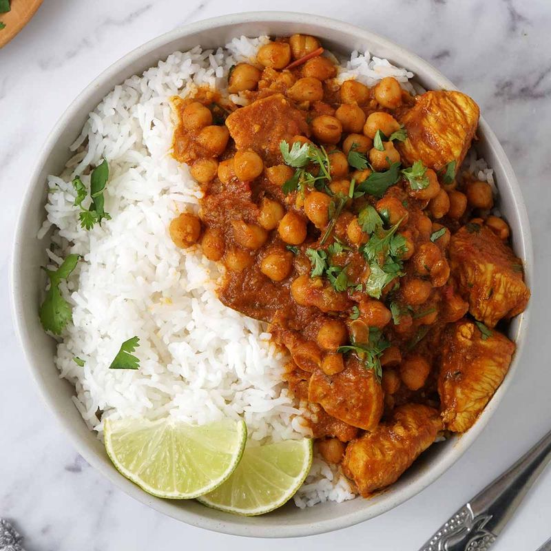 Chicken Curry with Chickpeas