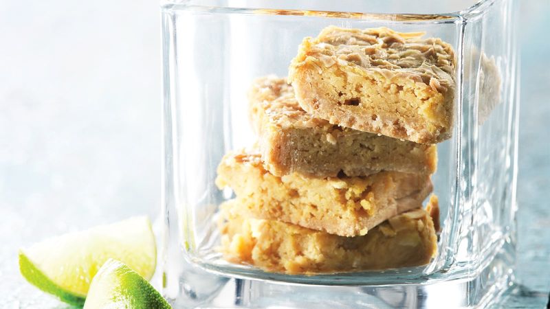 Coconut Lime Blondies
