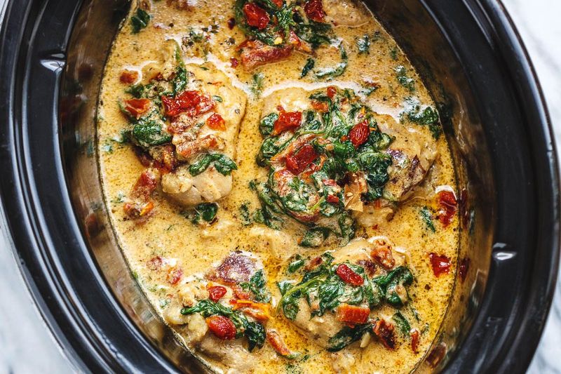 Tuscan Garlic Chicken Thighs