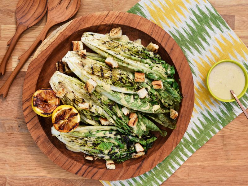 Charred Romaine Hearts